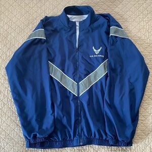 US Air Force PT Uniform Jacket Size Large USAF Military Issued